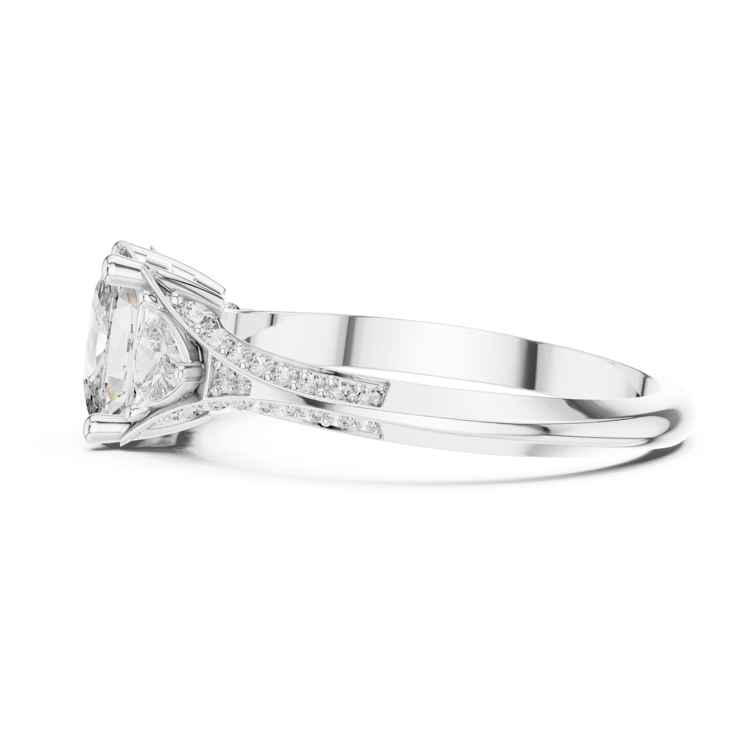 Sienna 1 Carat Cushion Lab Grown Diamond Engagement Ring