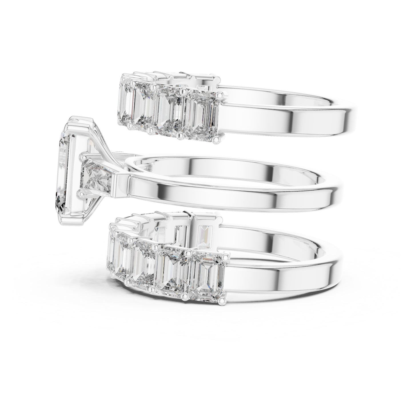 Vera 2 Carat Emerald Lab Grown Diamond Eternity Ring