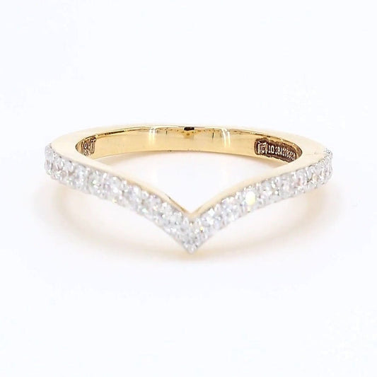 Aurora 0.24-0.25ctw Round Lab Grown Diamond Band