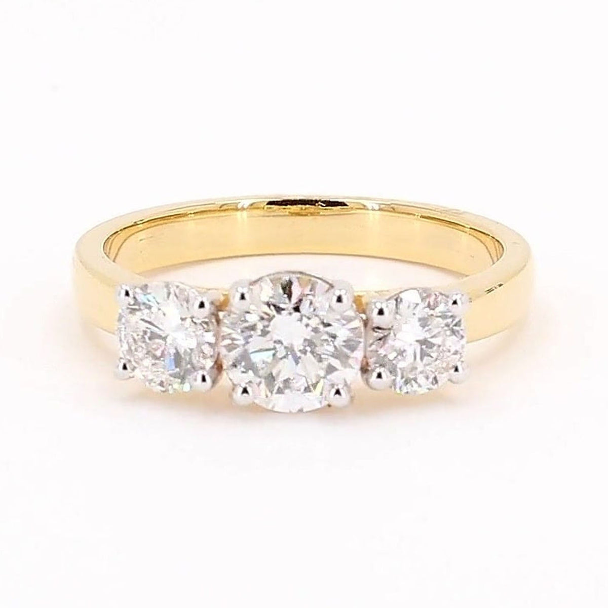 Aurora 1.33-1.42ctw Round Lab Grown Diamond Multi-Stone Ring