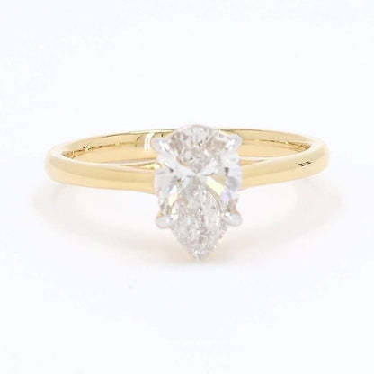 Clara 1.02-1.03ctw Pear Lab Grown Diamond Solitaire Ring