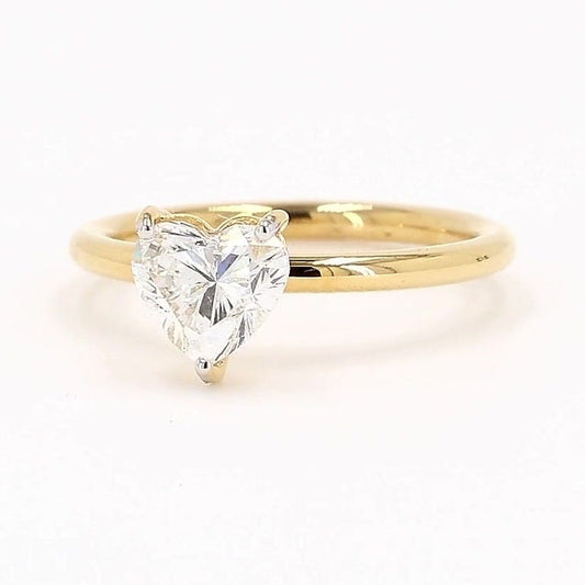 Clara 1.01-1.07ctw Heart Lab Grown Diamond Solitaire Ring