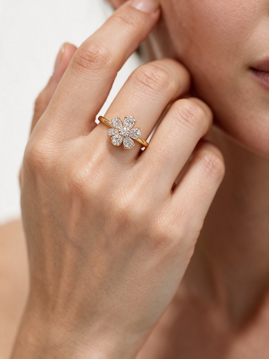 Aurora 1.04ctw Pear Lab Grown Diamond Band