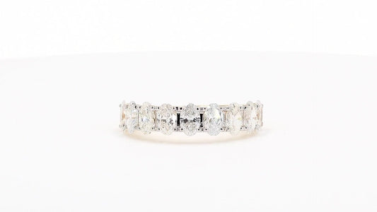 Aurora 1.94ctw Oval Lab Grown Diamond Band - AU M 1/2