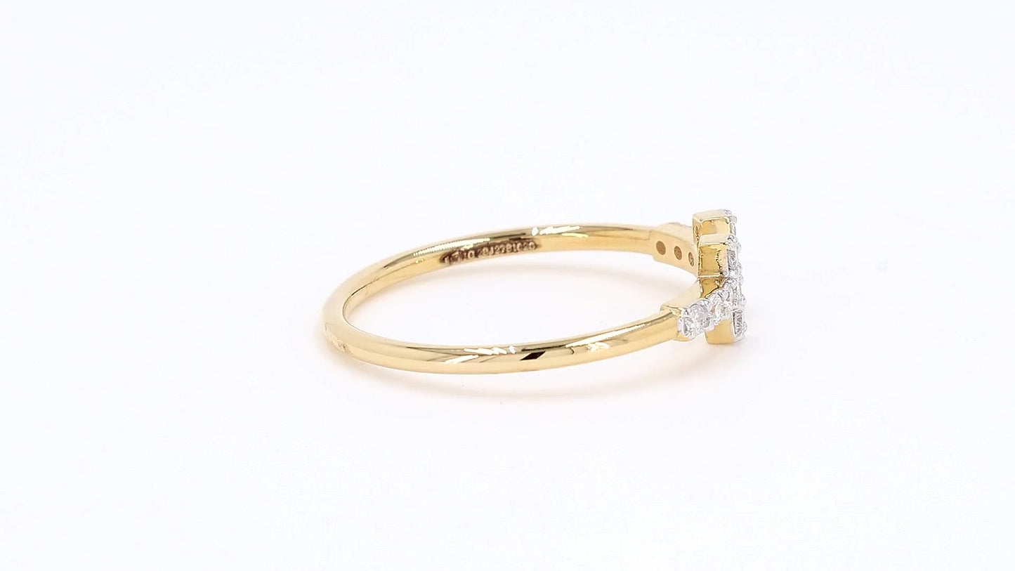 Aurora 0.17-0.18ctw Round Lab Grown Diamond Band