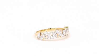 Aurora 0.93ctw Marquise Lab Grown Diamond Band