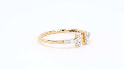 Aurora 0.17-0.18ctw Round Lab Grown Diamond Band