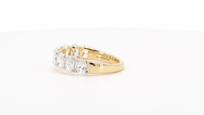 Aurora 1.94ctw Oval Lab Grown Diamond Band - AU M 1/2