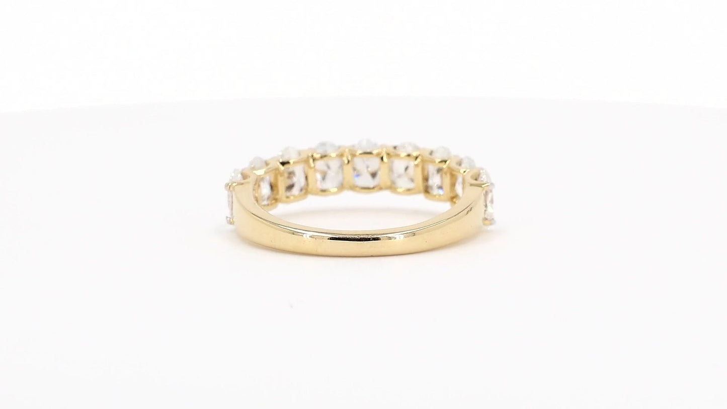 Aurora 1.94ctw Oval Lab Grown Diamond Band