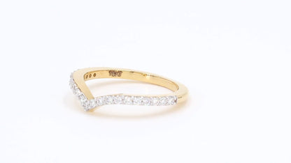 Aurora 0.24-0.25ctw Round Lab Grown Diamond Band
