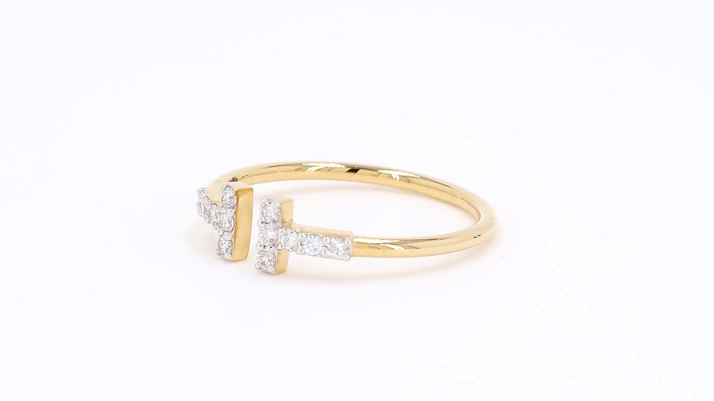 Aurora 0.17-0.18ctw Round Lab Grown Diamond Band