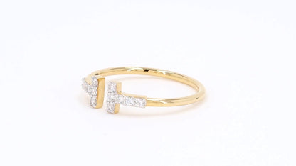 Aurora 0.17-0.18ctw Round Lab Grown Diamond Band