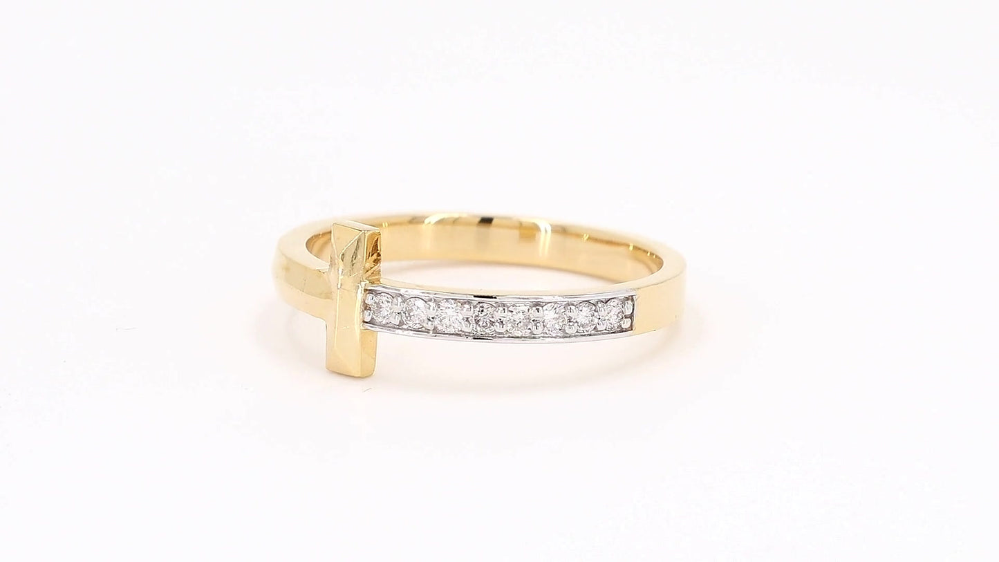 Aurora 0.12-0.14ctw Round Lab Grown Diamond Band