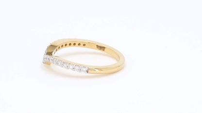 Aurora 0.24-0.25ctw Round Lab Grown Diamond Band