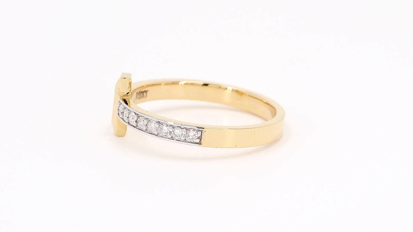 Aurora 0.12-0.14ctw Round Lab Grown Diamond Band