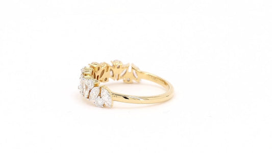 Aurora 0.93ctw Marquise Lab Grown Diamond Band