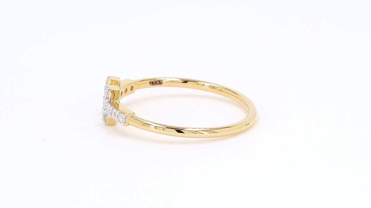 Aurora 0.17-0.18ctw Round Lab Grown Diamond Band