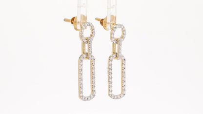 Celeste 1.02ctw Round Halo Lab Grown Diamond Stud Earrings