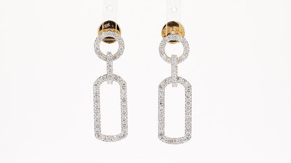 Celeste 1.02ctw Round Halo Lab Grown Diamond Stud Earrings