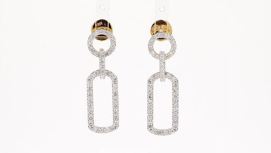 Celeste 1.02ctw Round Halo Lab Grown Diamond Stud Earrings