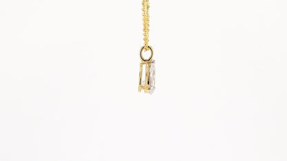 Clara 1.00-1.03ctw Pear Solitaire Pendant Lab Grown Diamond