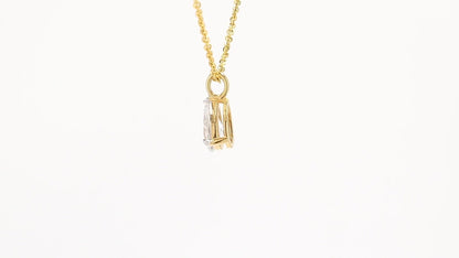 Clara 1.00-1.03ctw Pear Solitaire Pendant Lab Grown Diamond
