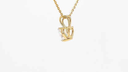 Clara 0.99-1.06ctw Heart Solitaire Pendant Lab Grown Diamond