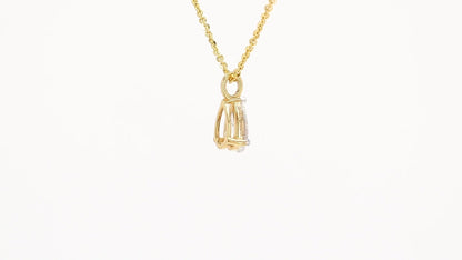 Clara 1.00-1.03ctw Pear Solitaire Pendant Lab Grown Diamond