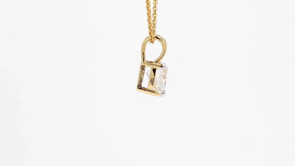 Clara 0.99-1.06ctw Heart Solitaire Pendant Lab Grown Diamond