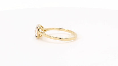 Clara 0.90-1.05ctw Oval Lab Grown Diamond Solitaire Ring