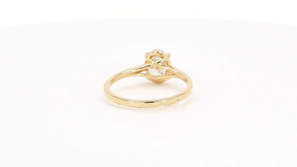 Clara 0.90-1.05ctw Oval Lab Grown Diamond Solitaire Ring