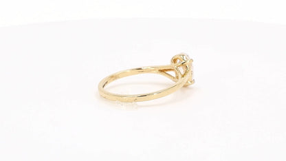 Clara 0.9ctw Oval Lab Grown Solitaire Diamond Ring - AU L