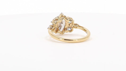 Sienna 1.72ctw Marquise Lab Grown Diamond Ring with Accent Diamonds