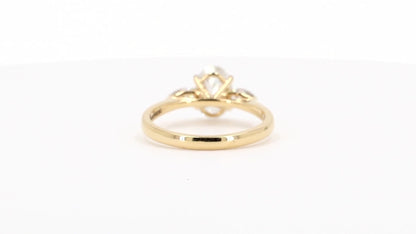 Clara 1.02-1.03ctw Pear Lab Grown Diamond Solitaire Ring