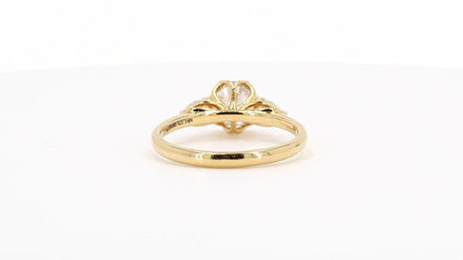 Sienna 1.20ctw Round Lab Grown Diamond Ring with Accent Diamonds