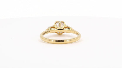 Sienna 1.20ctw Round Lab Grown Diamond Ring with Accent Diamonds