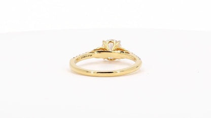 Sienna 1.42ctw Round Lab Grown Diamond Ring with Accent Diamonds