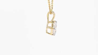 Vera 1.10-1.15ctw Princess Kite Solitaire Pendant Lab Grown Diamond