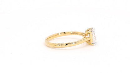 Vera 1.01-1.08ctw Princess Lab Grown Diamond Solitaire Ring
