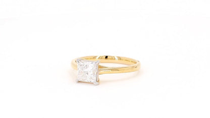 Vera 1.01-1.08ctw Princess Lab Grown Diamond Solitaire Ring