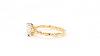 Vera 1.01-1.08ctw Princess Lab Grown Diamond Solitaire Ring