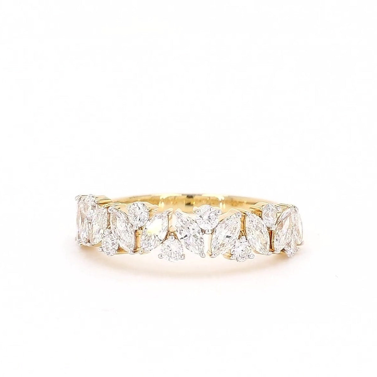 Aurora 0.93ctw Marquise Lab Grown Diamond Band