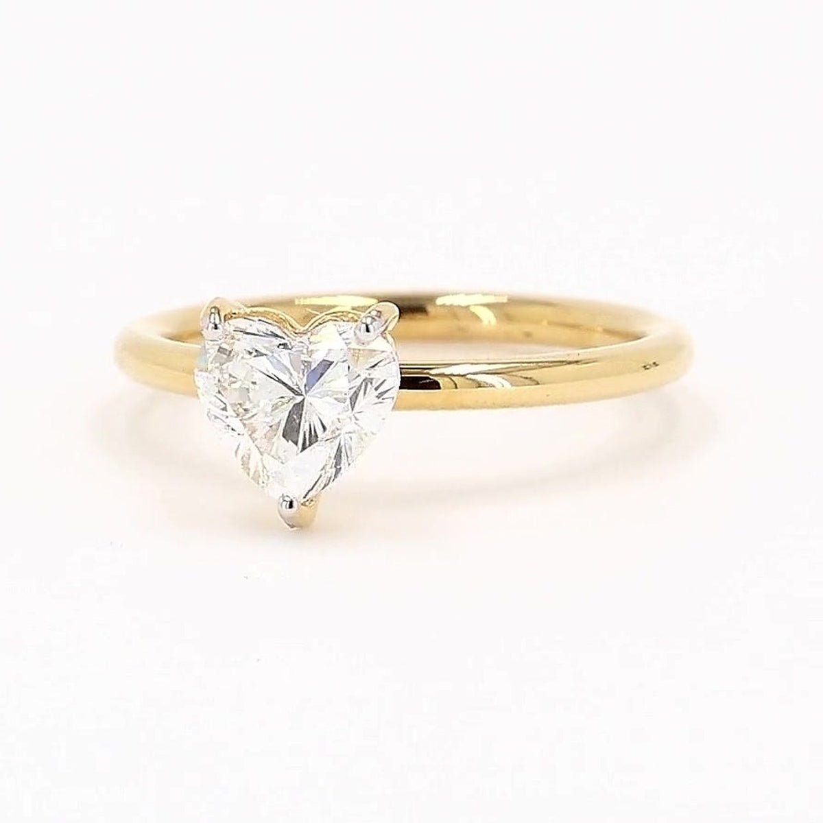 Clara 1.01-1.07ctw Heart Lab Grown Diamond Solitaire Ring