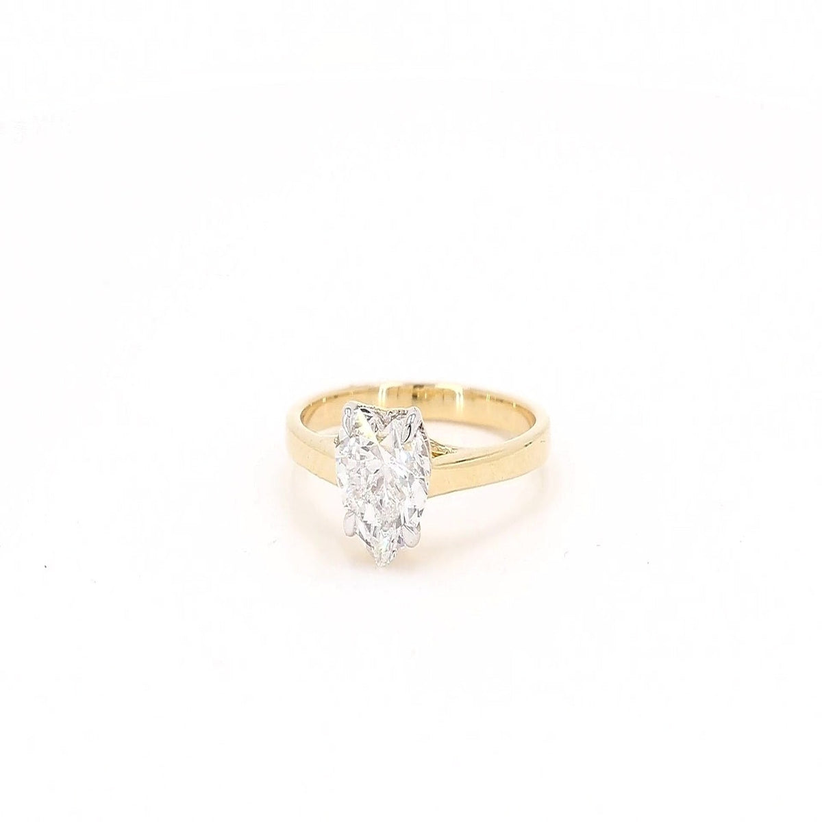 Clara 0.94-1.50ctw Heart Lab Grown Diamond Solitaire Ring