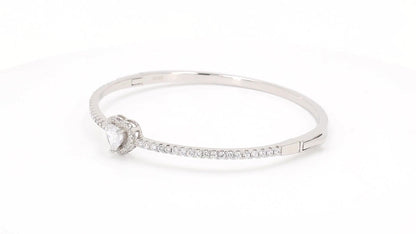 Divara Amara Bangle, sterling silver 925 cubic zirconia bracelet