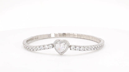 Divara Ondine Tennis Bracelet, sterling silver 925 cubic zirconia bracelet