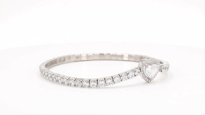 Divara Ondine Tennis Bracelet, sterling silver 925 cubic zirconia bracelet