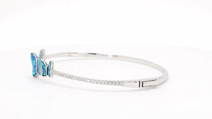 Divara Linnea Bangle, sterling silver 925 cubic zirconia bracelet