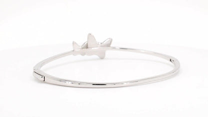Divara Linnea Bangle, sterling silver 925 cubic zirconia bracelet