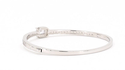 Divara Halston Bangle, sterling silver 925 cubic zirconia bracelet